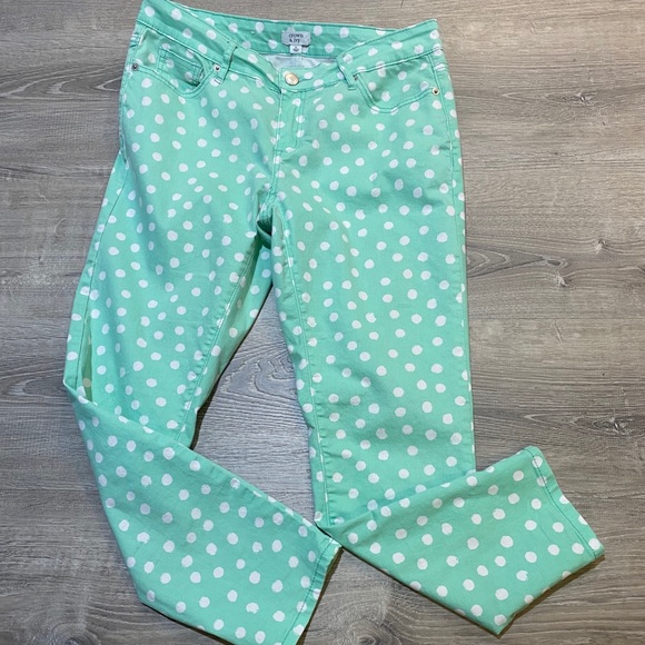 Crown & Ivy polka Dot Crop Pants - Picture 2 of 7
